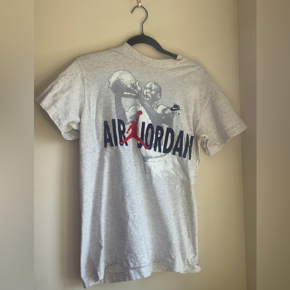 Rare Graphic Vintage 1991 NIKE AIR JORDAN Hare Jordan T-Shirt Made in Usa Large